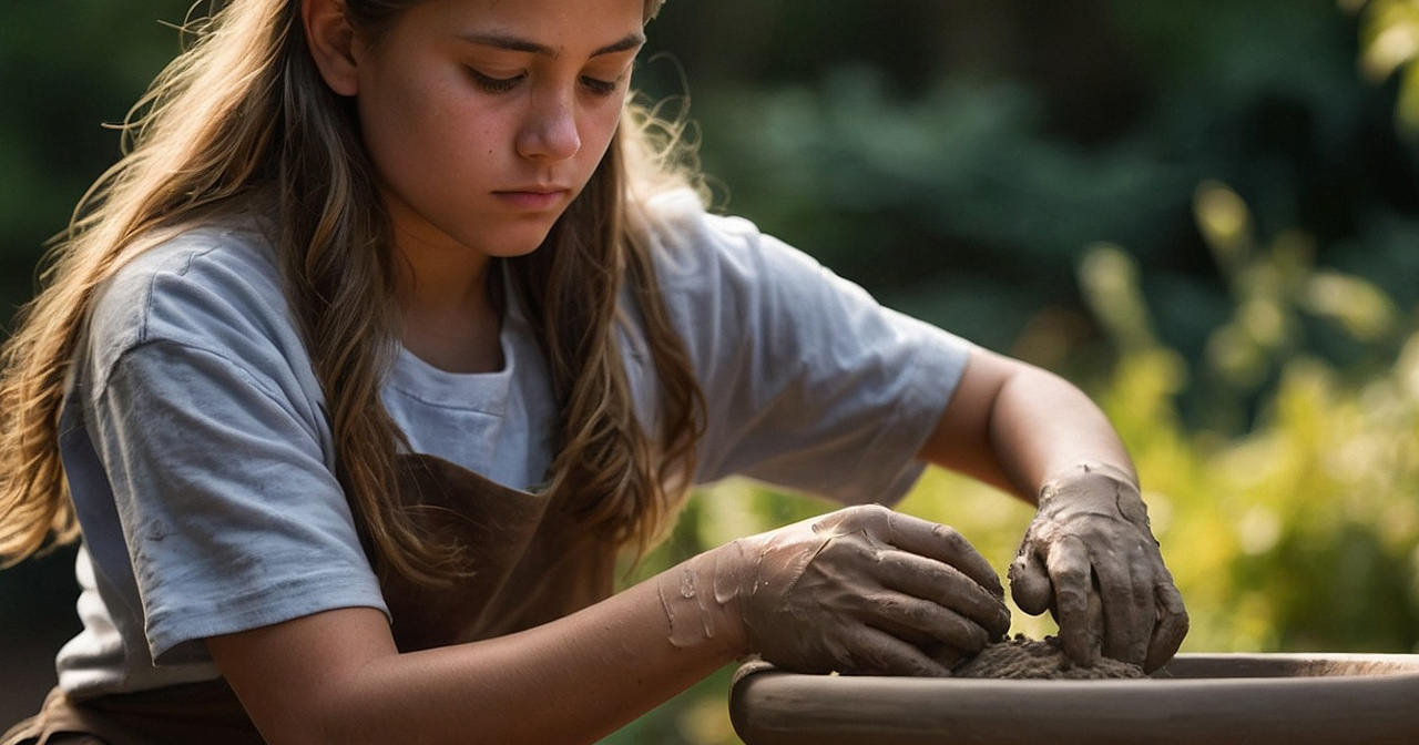 Harvesting edible plants and mushrooms during Asheville nature connection homeschool program